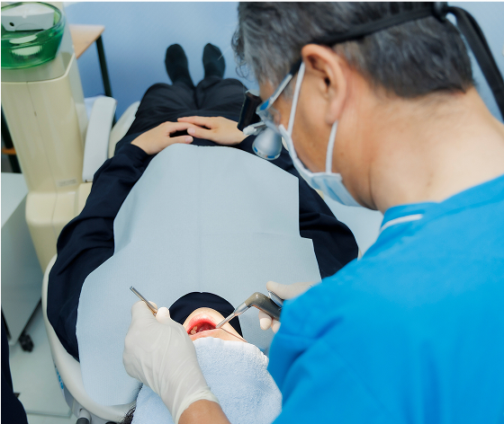 痛みに配慮した優しい治療