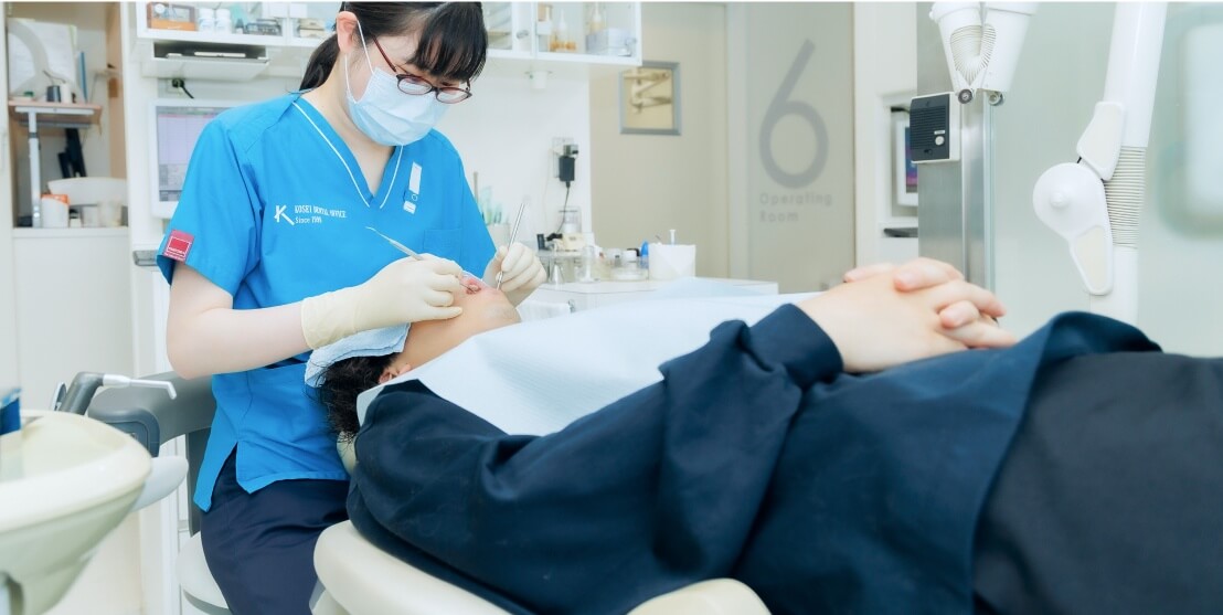 痛みに配慮した優しい治療