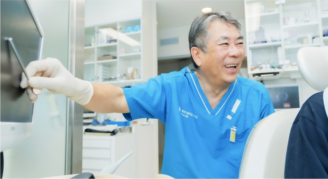 痛みに配慮した優しい治療