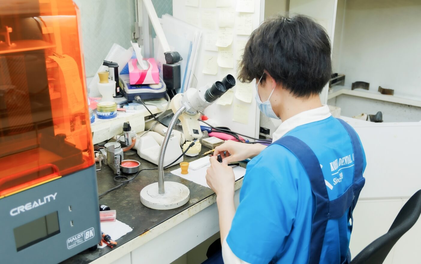 院内技工室完備でスピーディな治療